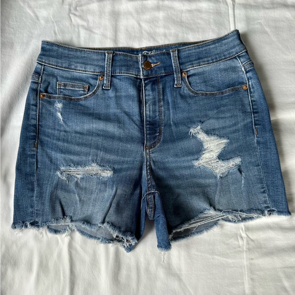 Universal Thread Blue Distressed Jean Shorts